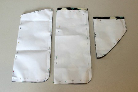 Padded iPad Pouch - cut out front and back flap