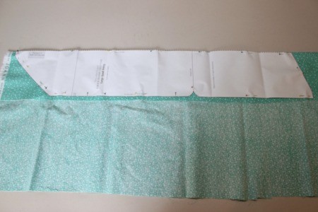 Padded iPad Pouch - pin pattern for lining