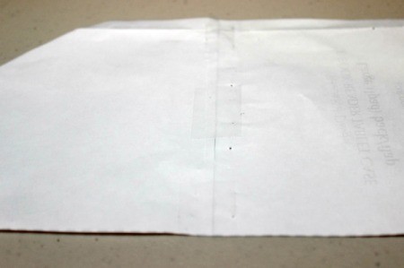 Padded iPad Pouch - tape pattern back together 2