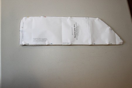 Padded iPad Pouch - cut out batting pieces 1