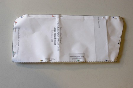 Padded iPad Pouch - cut out batting pieces 2