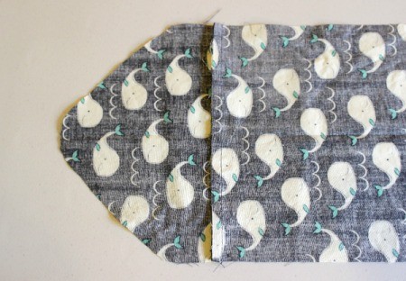 Padded iPad Pouch - fold out flap and press flat