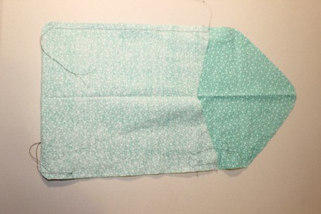 Padded iPad Pouch - sew lining together