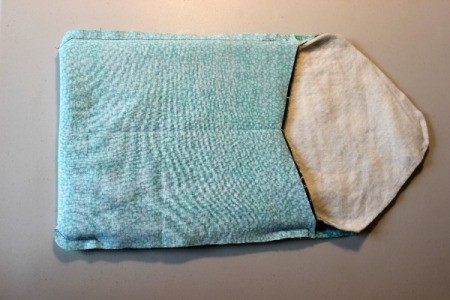 Padded iPad Pouch - put pouch into lining