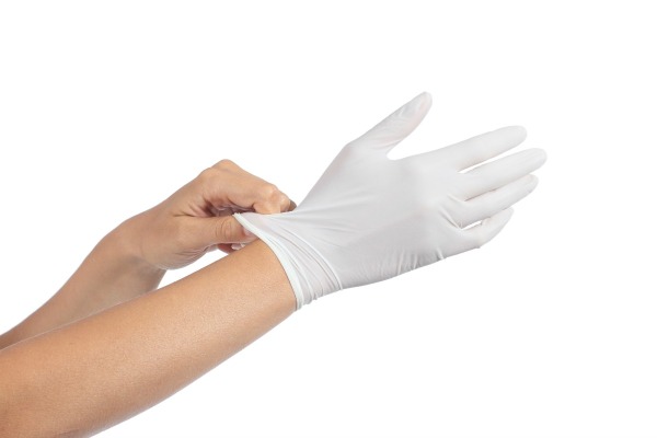 latex gloves is What