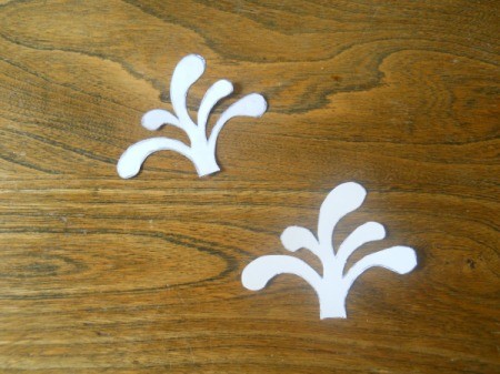 paper and cardboard spout templates