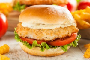 Fried Seafood Sandwich