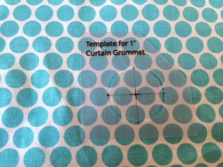 align template with mark