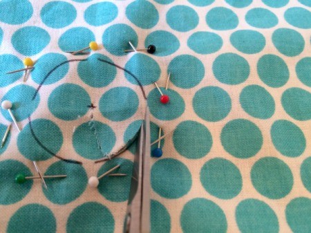 cut out grommet hole