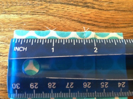 fold over at both ends