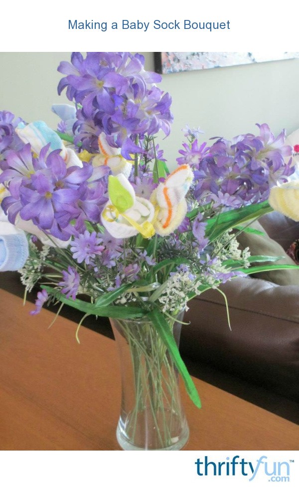 baby sock bouquet