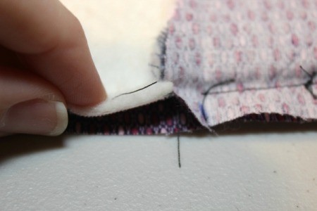 lay flap at clip lines