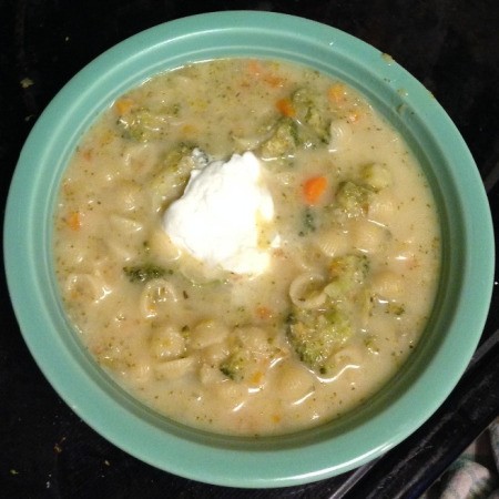 Broccoli Mac Soup