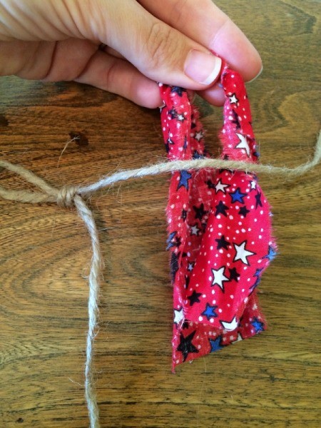 adding fabric scrap 1