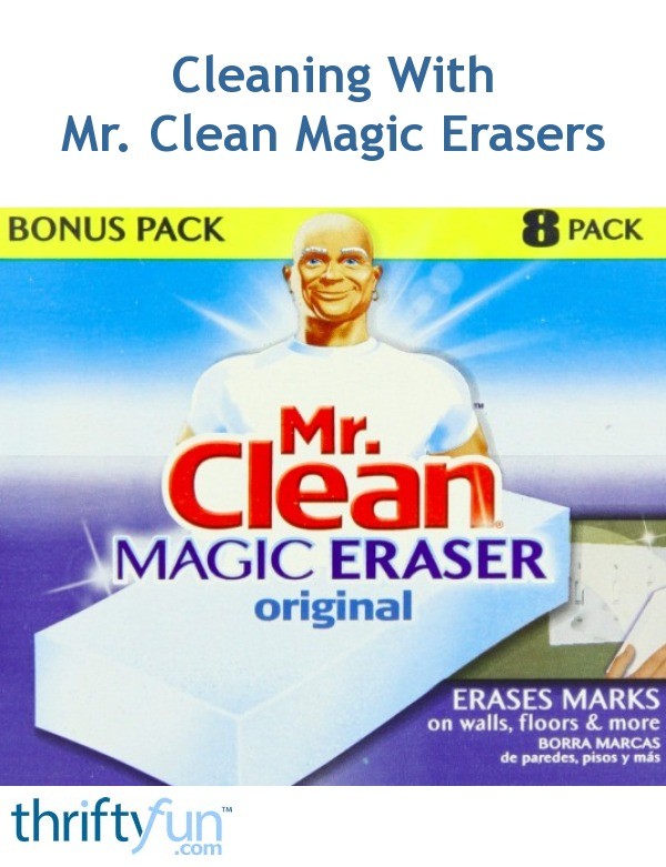 Cleaning With Mr Clean Magic Erasers Thriftyfun