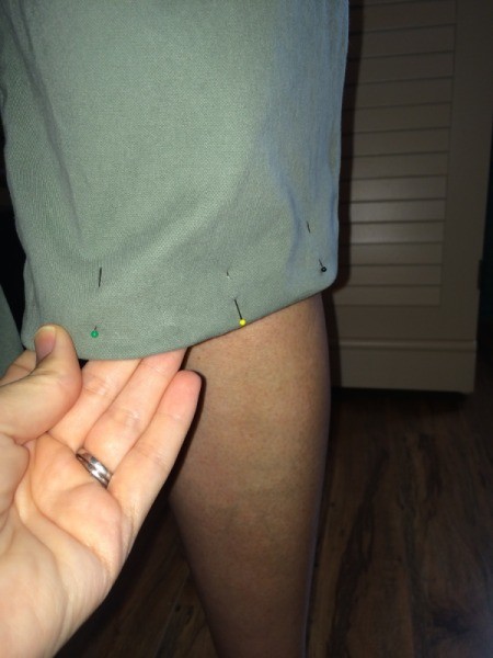 pinning up final leg length