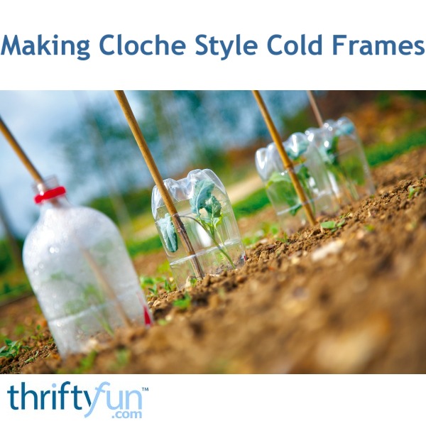 Making Cloche Style Cold Frames ThriftyFun
