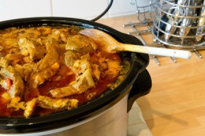 simmering crock pot