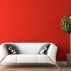 white molding red wall