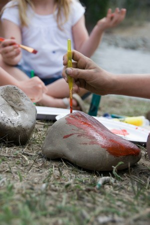 Painted Rock Camp Craft