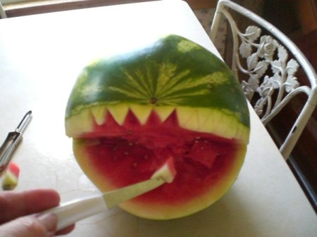 Summer Shark Fruit Bowl