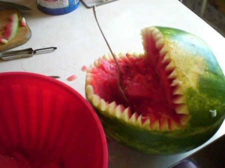 Summer Shark Fruit Bowl
