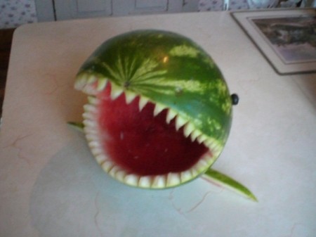 Summer Shark Fruit Bowl