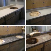 Painting a Faux Granite Counter Top