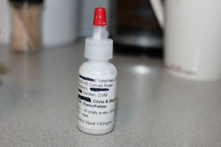 Liquid Pet Meds - medicine dropper bottle