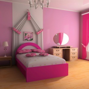 pink bedroom