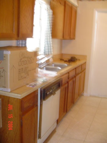 Kitchen Makeover - Before