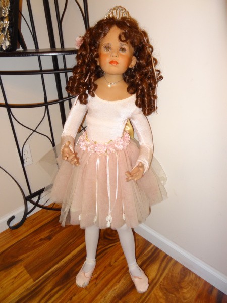 ballerina doll in pink dress