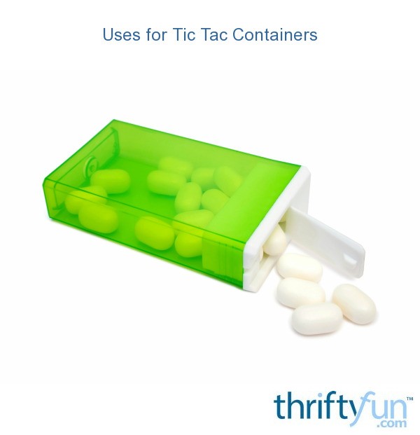 Uses For Tic Tac Containers Thriftyfun