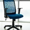 mesh backed pneumatic office chair