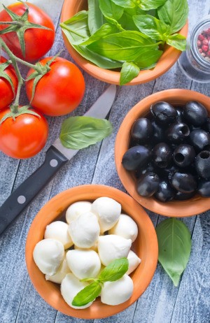 Caprese Wrap Ingredients