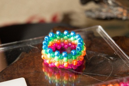 Beaded Rainbow Cuff