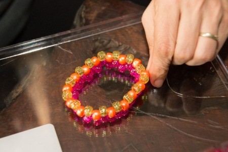 Beaded Rainbow Cuff