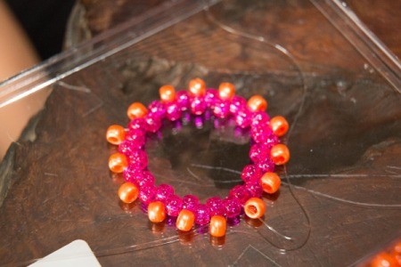 Beaded Rainbow Cuff
