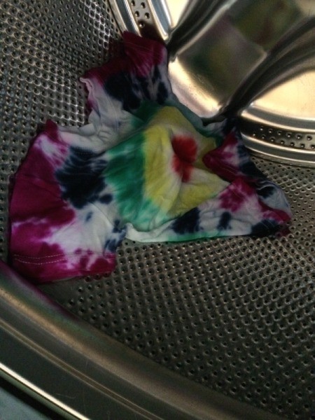 dry shirt in dryer