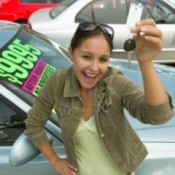 Woman Buying Car