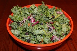 Kale and Blueberry Salad