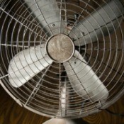 Dusty Electric Fan