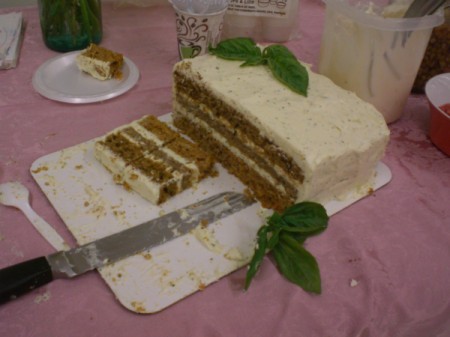 Garden Basil Lime Frosting