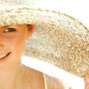 Woman in Straw Hat