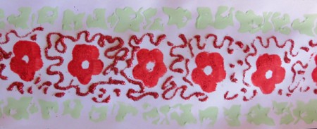 finished paper strip