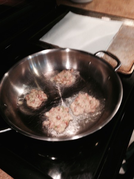 frying croquettes