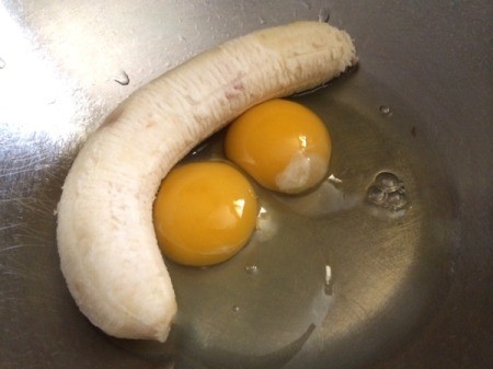 bananas and eggs