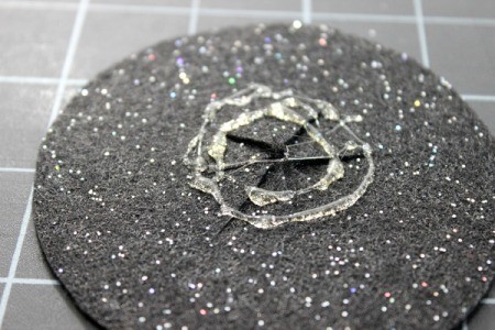 put glue on hat brim flaps