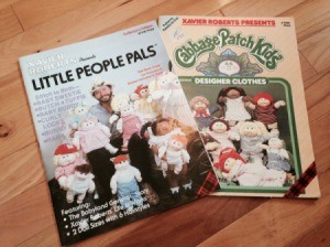 pattern books for making Cabbage Patch Kids and clothing