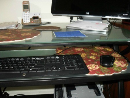 Placemat as Larger Size Mouse Pad